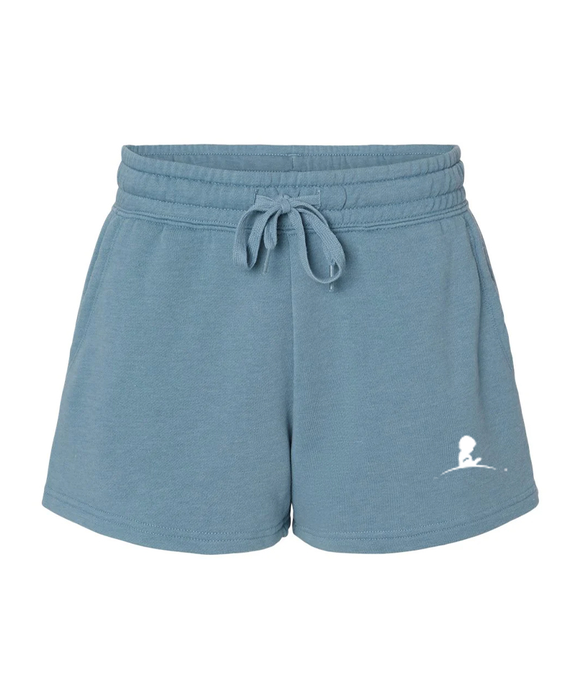 Primary image St. Jude Ladies Fleece Shorts - Misty Blue